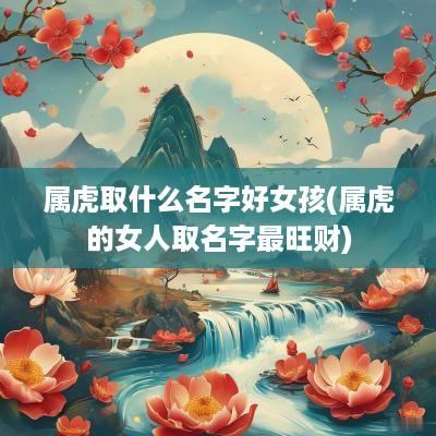 属虎取什么名字好女孩(属虎的女人取名字最旺财)