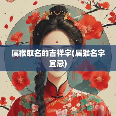 属猴取名的吉祥字(属猴名字宜忌)