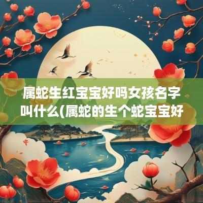 属蛇生红宝宝好吗女孩名字叫什么(属蛇的生个蛇宝宝好吗)