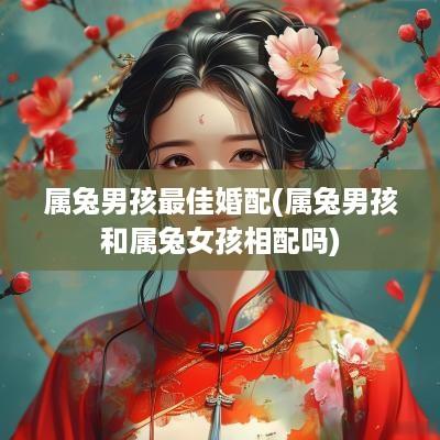 属兔男孩最佳婚配(属兔男孩和属兔女孩相配吗)