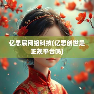 亿思宸网络科技(亿思创世是正规平台吗)