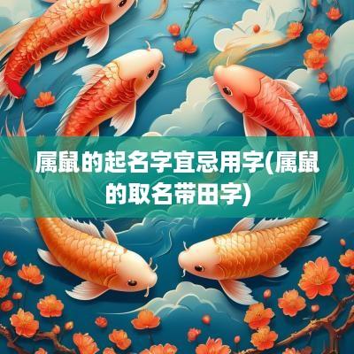 属鼠的起名字宜忌用字(属鼠的取名带田字)