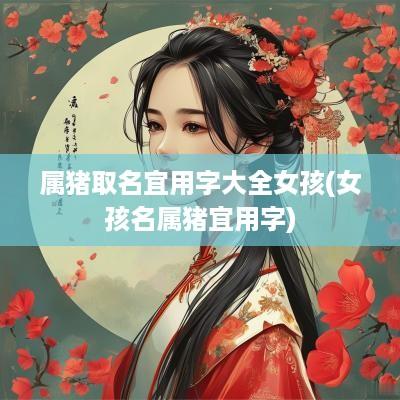 属猪取名宜用字大全女孩(女孩名属猪宜用字)