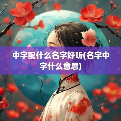 中字配什么名字好听(名字中字什么意思)
