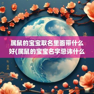 属鼠的宝宝取名里面带什么好(属鼠的宝宝名字忌讳什么)