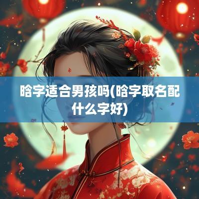 晗字适合男孩吗(晗字取名配什么字好)