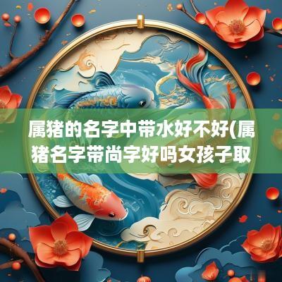 属猪的名字中带水好不好(属猪名字带尚字好吗女孩子取名) 属猪的名字中带水好不好(属猪名字带尚字好吗女孩子取名)