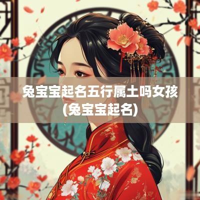 兔宝宝起名五行属土吗女孩(兔宝宝起名)