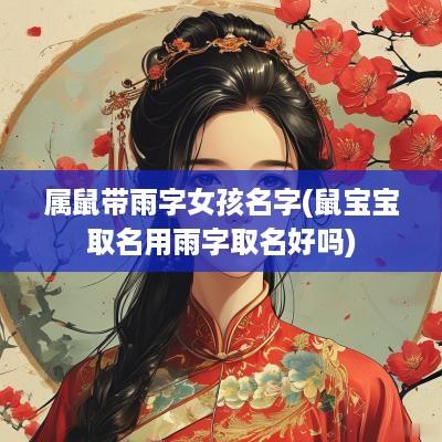 属鼠带雨字女孩名字(鼠宝宝取名用雨字取名好吗)