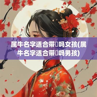 属牛名字适合带堃吗女孩(属牛名字适合带堃吗男孩)