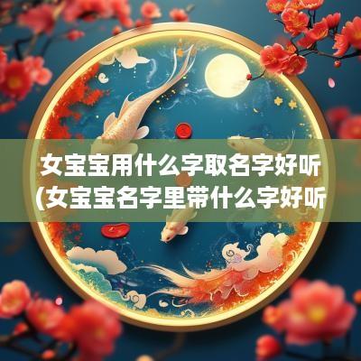 女宝宝用什么字取名字好听(女宝宝名字里带什么字好听)