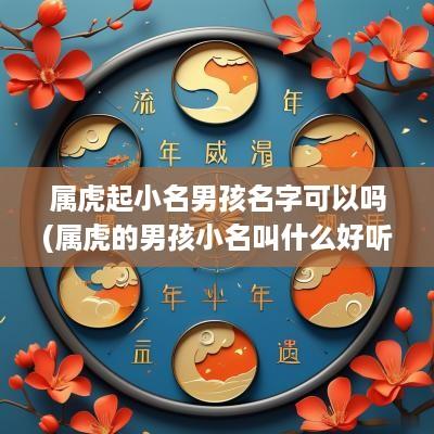 属虎起小名男孩名字可以吗(属虎的男孩小名叫什么好听)