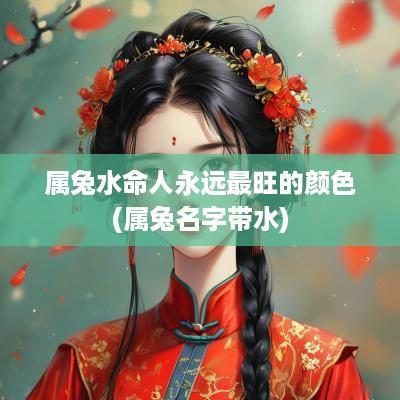 属兔水命人永远最旺的颜色(属兔名字带水)