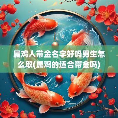 属鸡人带金名字好吗男生怎么取(属鸡的适合带金吗)
