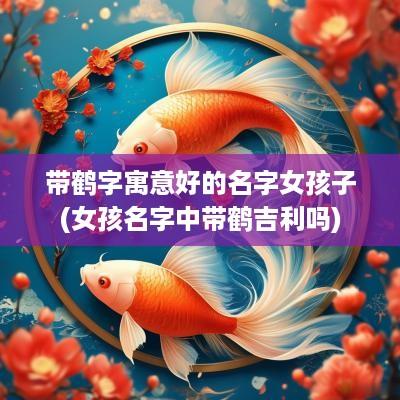 带鹤字寓意好的名字女孩子(女孩名字中带鹤吉利吗)
