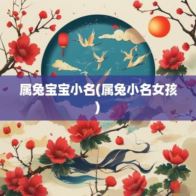 属兔宝宝小名(属兔小名女孩)