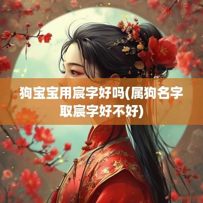 狗宝宝用宸字好吗(属狗名字取宸字好不好)