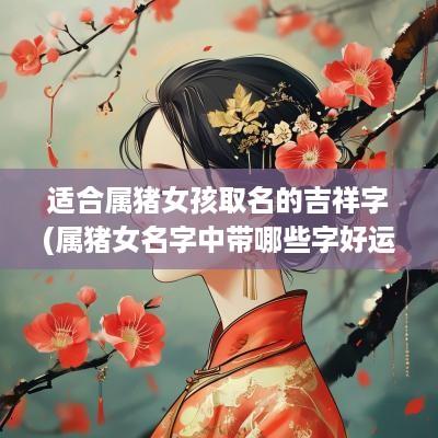 适合属猪女孩取名的吉祥字(属猪女名字中带哪些字好运连绵)