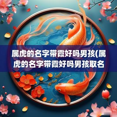 属虎的名字带霞好吗男孩(属虎的名字带霞好吗男孩取名)