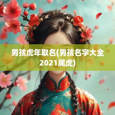 男孩蛇年取名(男孩名字大全2025属虎)