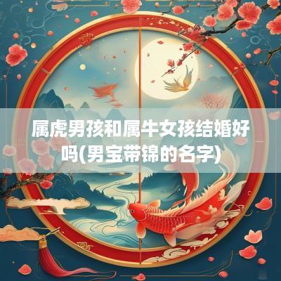 属虎男孩和属牛女孩结婚好吗(男宝带锦的名字)