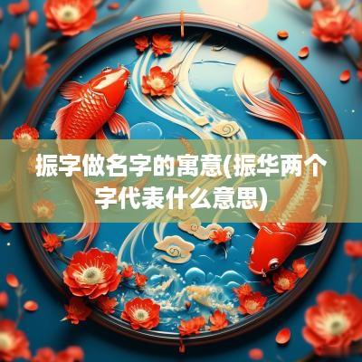振字做名字的寓意(振华两个字代表什么意思)
