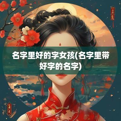 名字里好的字女孩(名字里带好字的名字)