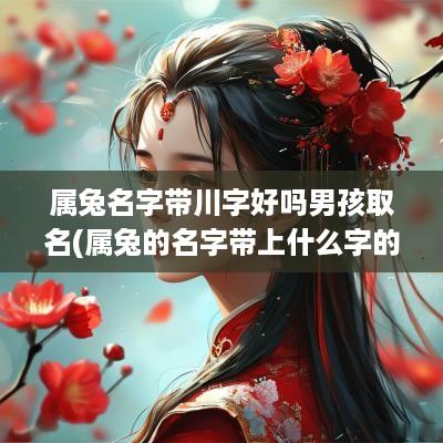 属兔名字带川字好吗男孩取名(属兔的名字带上什么字的比较好)