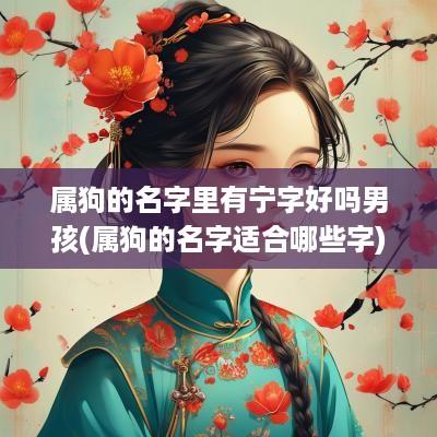 属狗的名字里有宁字好吗男孩(属狗的名字适合哪些字)