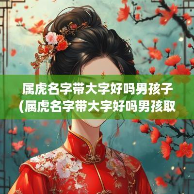 属虎名字带大字好吗男孩子(属虎名字带大字好吗男孩取名)