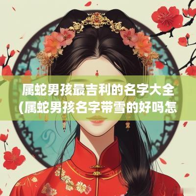 属蛇男孩最吉利的名字大全(属蛇男孩名字带雪的好吗怎么取)