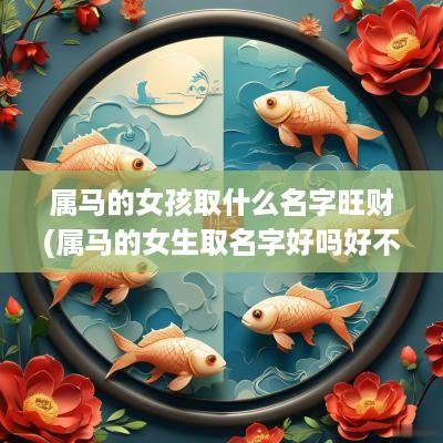 属马的女孩取什么名字旺财(属马的女生取名字好吗好不好)