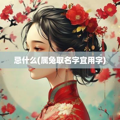 忌什么(属兔取名字宜用字)