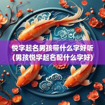 悦字起名男孩带什么字好听(男孩悦字起名配什么字好)