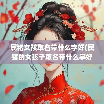 属猪女孩取名带什么字好(属猪的女孩子取名带什么字好)