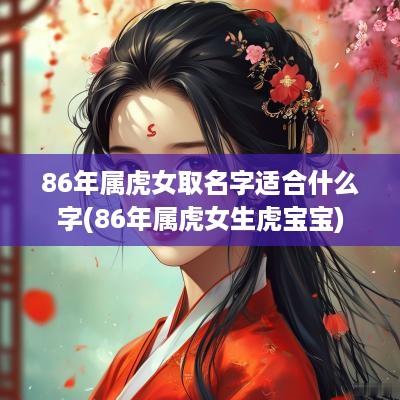 86年属虎女取名字适合什么字(86年属虎女生虎宝宝)