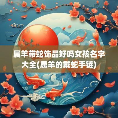 属羊带蛇饰品好吗女孩名字大全(属羊的戴蛇手链)