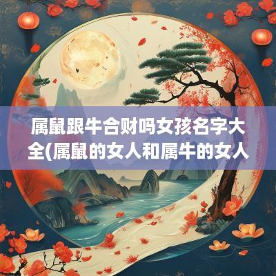 属鼠跟牛合财吗女孩名字大全(属鼠的女人和属牛的女人在一块谁会吃亏)