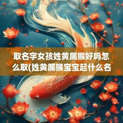 取名字女孩姓黄属猴好吗怎么取(姓黄属猴宝宝起什么名字)