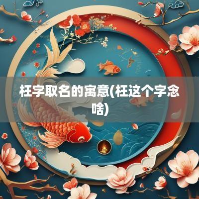 枉字取名的寓意(枉这个字念啥)