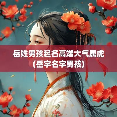 岳姓男孩起名高端大气属虎(岳字名字男孩)