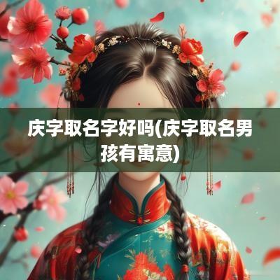 庆字取名字好吗(庆字取名男孩有寓意)