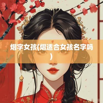 熠字女孩(熠适合女孩名字吗)