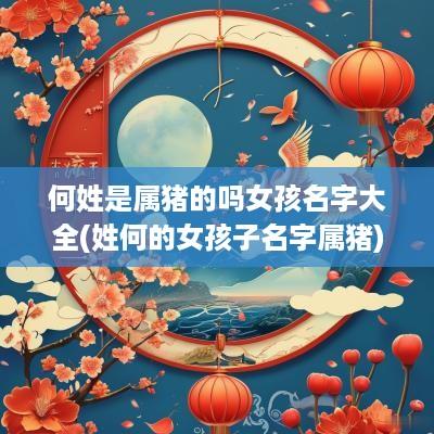 何姓是属猪的吗女孩名字大全(姓何的女孩子名字属猪) 何姓是属猪的吗女孩名字大全(姓何的女孩子名字属猪)