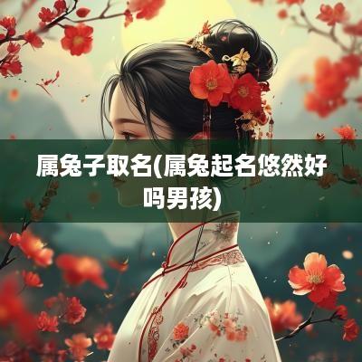 属兔子取名(属兔起名悠然好吗男孩)