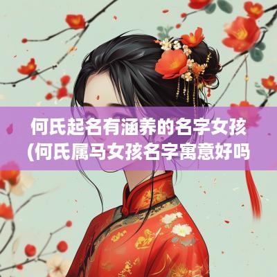 何氏起名有涵养的名字女孩(何氏属马女孩名字寓意好吗)