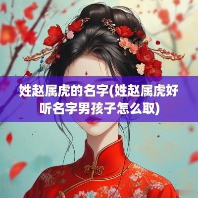 姓赵属虎的名字(姓赵属虎好听名字男孩子怎么取)