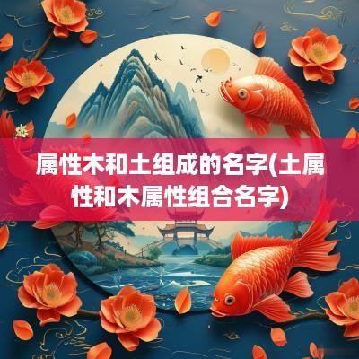 属性木和土组成的名字(土属性和木属性组合名字)