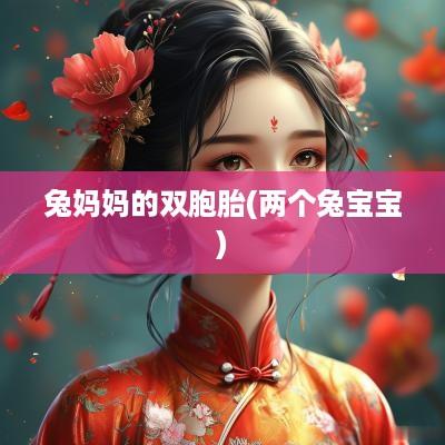 兔妈妈的双胞胎(两个兔宝宝)