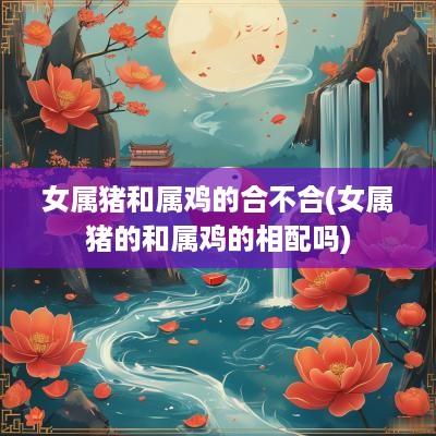 女属猪和属鸡的合不合(女属猪的和属鸡的相配吗)
